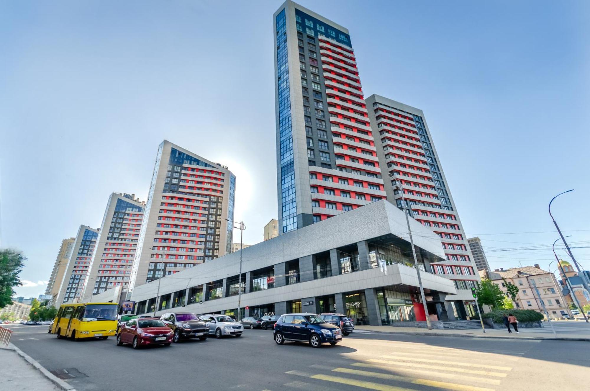 Petrovdom 205-206 Panoramic City View Apartments At Rc Kvartet, Central Railway Station Kiew Exterior foto